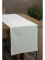Zamatový behúň na stôl Blink16 35 × 140 cm – biely
