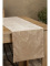 Zamatový behúň na stôl Blink16 35 × 140 cm – béžový