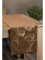 Sametový běhoun na stůl Blink16 35 × 140 cm - hnědý