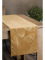 Sametový běhoun na stůl Blink16 35 × 140 cm - hořčicový