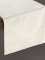 Zamatový behúň na stôl Hana 35 × 140 cm – krémový