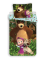 Dětské bavlněné povlečení – Máša a Medvěd Strawberry