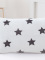 Obliečka na vankúš mikroplyš 40 × 60 cm – Estrelas bielo/sivá