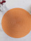 Kulaté prostírání 35 cm - Sandra oranžová