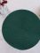 Kulaté prostírání 35 cm - Sandra tmavě zelená